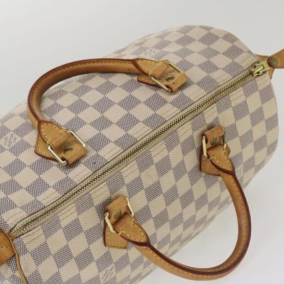 LOUIS VUITTON Damier Azur Speedy 30 Hand Bag - Picture 5 of 15